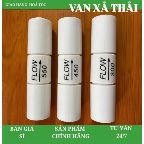 Van xả thải Flow 300, 450, 550 dùng cho máy bán công nghiệp hoặc máy Ro cần đầu ra TDS thấp. 805385