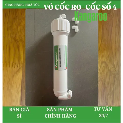 Vỏ Cốc RO Kangaroo - Cốc Số 4 Máy Lọc Nước RO Kangaroo [Chính Hãng] - Kèm Phụ Kiện