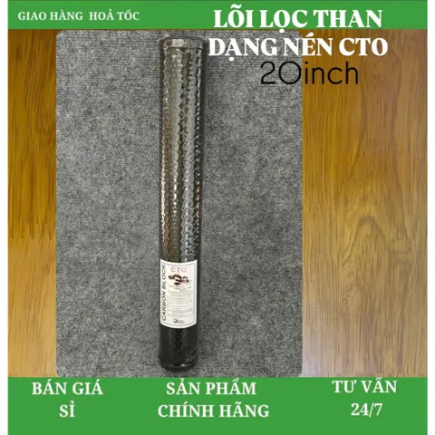 Lõi lọc than dạng nén CTO 20 inch - Hàng nhập khẩu