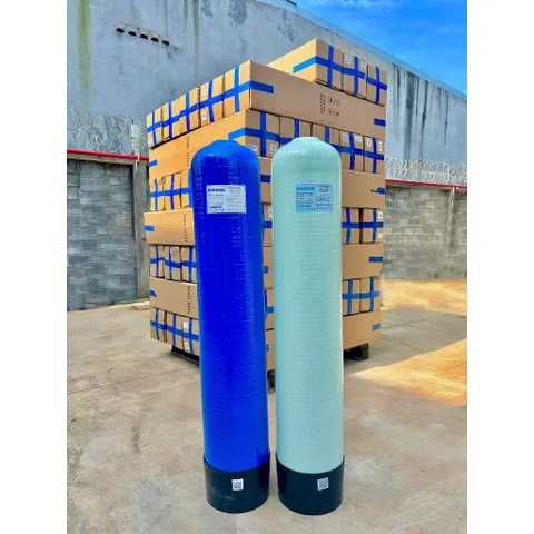 Combo Bộ Vỏ Cột Composite Màu Xanh 1354 + Van 3 Cửa Φ27, Φ34. 805415