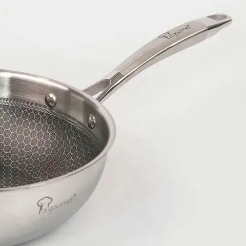 Chảo inox 5 lớp chống dính tổ ong Thụy Sĩ La gourmet Galactic 28cm lòng cạn – 342935