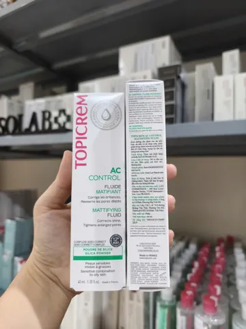 Kem Dưỡng Ẩm Kiểm soát dầu TOPICREM AC Control Mattifying Care 40ml Thương hiệu Pháp