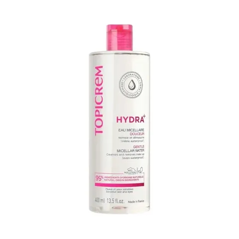 Nước Tẩy Trang Dịu nhẹ Topicrem Dành Cho Da Khô & Nhạy Cảm Hydra+ Gentle Micellar Water 200/400ml