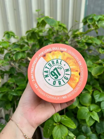 Ủ tóc Garnier giúp nuôi dưỡng tóc chắc khoẻ bóng mượt Garnier fructis glossy pineapple hair food