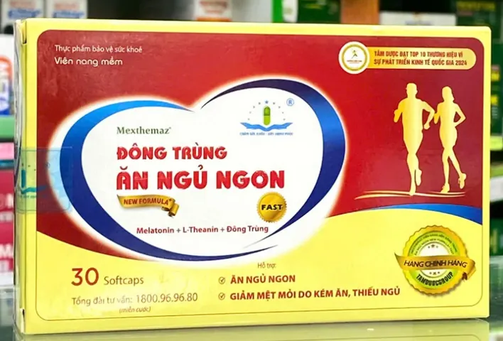 Viên uống Đông Trùng Ăn Ngủ Ngon Dolexphar (h/30v)
