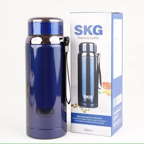 (GIAO MÀU NGẪU NHIÊN) - Bình Giữ Nhiệt Inox 304 SKG, 3 lớp cao cấp chắc chắn giữ nhiệt 8h, Dung tích 1200ml