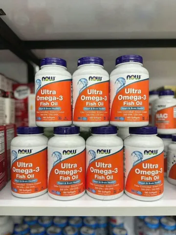NOW Ultra Omega 3 bổ tim mắt 180 viên - Hàng Mỹ chính hãng, giá cực tốt 💸