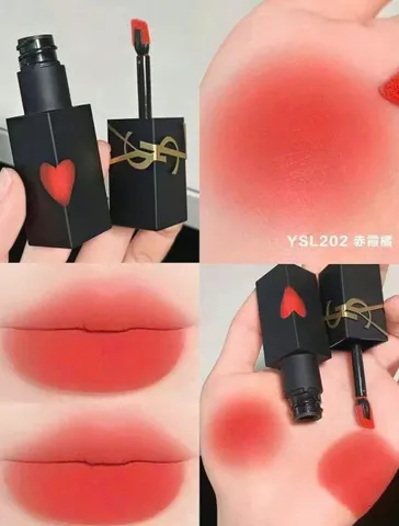 Son kem YSL 202 The Slim Velvet Radical cam san hô mịn lì bền màu 🏷️ Giá sốc tại đây