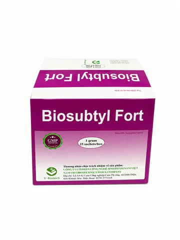 Viên Uống Bổ Sung Men Vi Sinh BiosubTyl Fort- Hộp 25 gói.