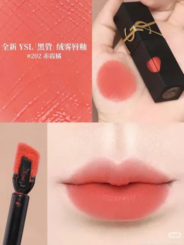 💄 Son kem YSL 202 The Slim Velvet Radical Cam San Hô bền màu, giao hỏa tốc 2h