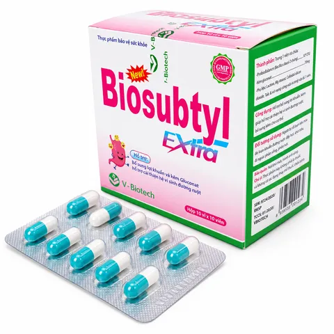 Viên Uống Bổ Sung Men Lợi Khuẩn Biosubtyl- Hộp 100 Viên