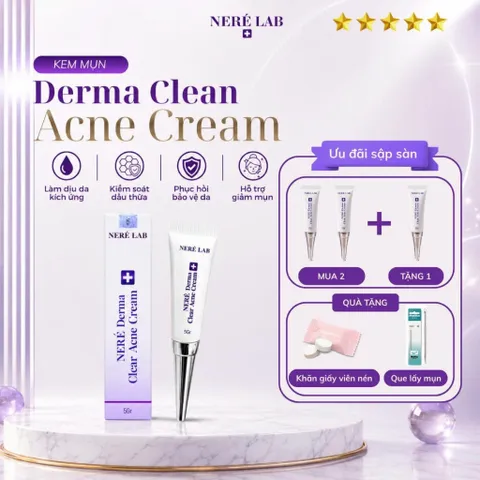[MUA 2 TẶNG 1] Kem mụn NERÉ LAB giúp giảm mụn sưng viêm, mờ thâm hỗ trợ phục hồi