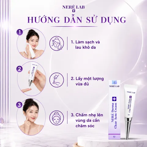 [MUA 2 TẶNG 1] Kem mụn NERÉ LAB giúp giảm mụn sưng viêm, mờ thâm hỗ trợ phục hồi