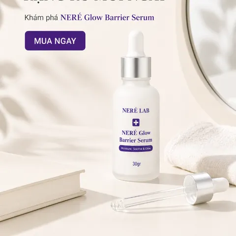 Bộ đôi NERÉ Serum, Mặt nạ ngủ, Cấp ẩm chuyên sâu, Làm dịu da, Giúp da căng mịn, Phục hồi hàng rào bảo vệ da