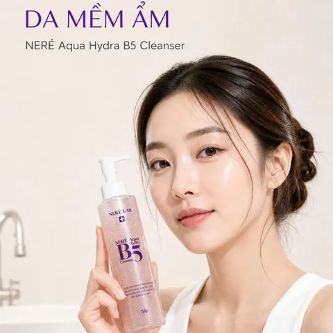 [MUA 2 TẶNG 1]  Sữa Rửa Mặt NERÉ LAB B5 Cấp Ẩm Chuyên Sâu, Làm Sạch Êm Dịu, Hỗ Trợ Làm Dịu Da Nhạy Cảm 150g