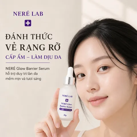 Bộ đôi NERÉ Serum, Mặt nạ ngủ, Cấp ẩm chuyên sâu, Làm dịu da, Giúp da căng mịn, Phục hồi hàng rào bảo vệ da