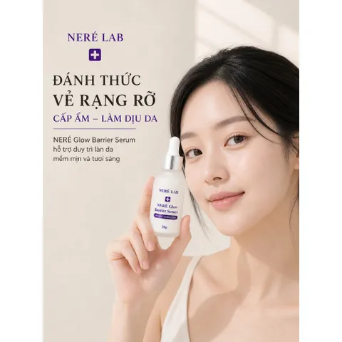 Bộ đôi NERÉ Serum, Kem chống nắng SPF50+ PA+++, Chống nắng phổ rộng, Bảo vệ da, Phục hồi da nhạy cảm