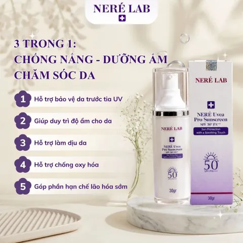 Bộ đôi Sữa Rửa Mặt, Kem Dưỡng NERÉ Làm Sạch Dịu Nhẹ Dưỡng Ẩm Chuyên Sâu