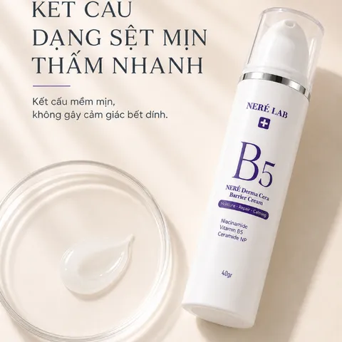 Bộ đôi Sữa Rửa Mặt, Kem Dưỡng NERÉ Làm Sạch Dịu Nhẹ Dưỡng Ẩm Chuyên Sâu