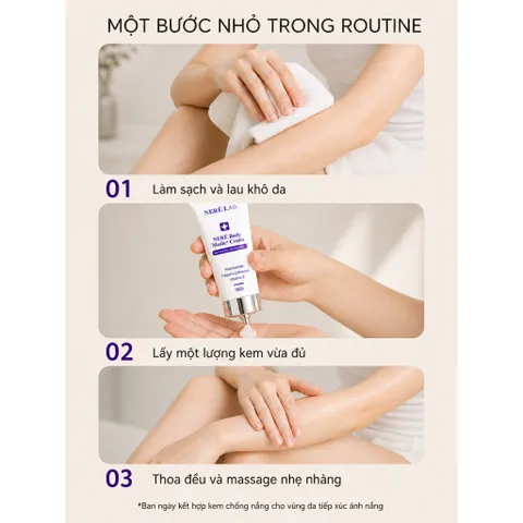[MUA 2 TẶNG 1] Kem dưỡng thể NERÉ Body làm sáng da, dưỡng ẩm chuyên sâu, hỗ trợ làm trắng da