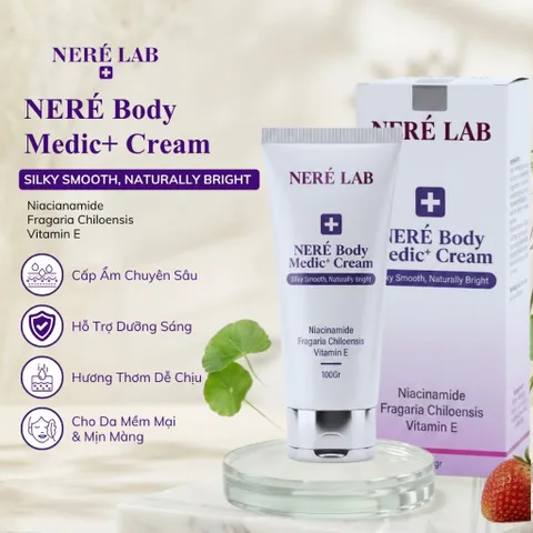 [MUA 2 TẶNG 1] Kem dưỡng thể NERÉ Body làm sáng da, dưỡng ẩm chuyên sâu, hỗ trợ làm trắng da