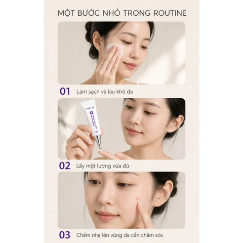 Bộ dưỡng da NERÉ Serum, Kem mụn, Kem chống nắng SPF50+ PA+++, Chăm sóc da mụn, Hỗ trợ giảm mụn, Bảo vệ da
