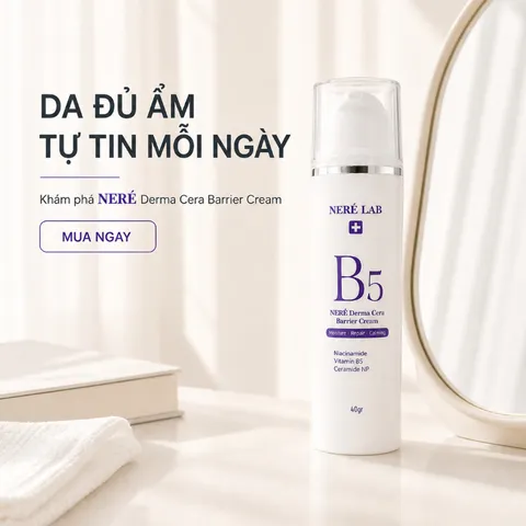 Bộ đôi Sữa Rửa Mặt, Kem Dưỡng NERÉ Làm Sạch Dịu Nhẹ Dưỡng Ẩm Chuyên Sâu