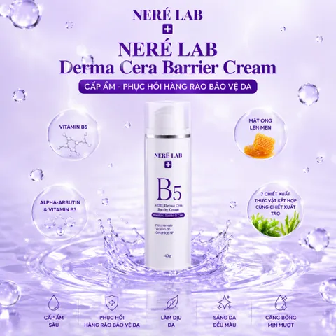 [MUA 2 TẶNG 1] Kem dưỡng NERÉ LAB phục hồi hàng rào bảo vệ da dưỡng ẩm, 40g