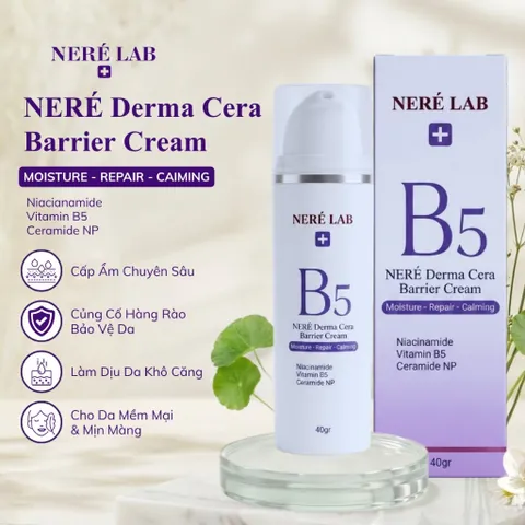 [MUA 2 TẶNG 1] Kem dưỡng NERÉ LAB phục hồi hàng rào bảo vệ da dưỡng ẩm, 40g