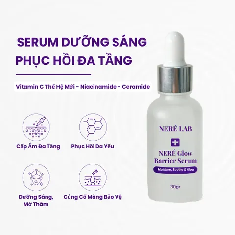 Bộ đôi NERÉ Serum, Kem mụn, Làm sạch sâu, Hỗ trợ giảm mụn, Kiểm soát dầu, Dành cho da dầu mụn
