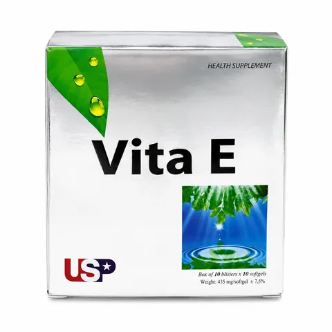 Viên Uống Bổ Sung Vitamin E Ngăn Ngừa Oxy Hóa- Hộp 100 Viên