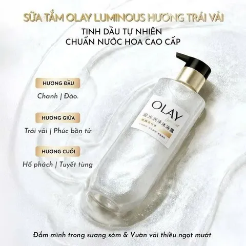 Sữa Tắm Sáng Da Olay Luminous Body Wash Hương Nước Hoa Cao Cấp 350g [hàng nhập khẩu]