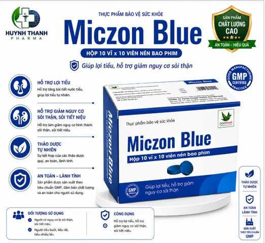 Viên Uống Miczon Blue - Hộp 100 Viên 