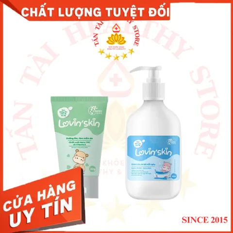 ✅[CHÍNH HÃNG] (MÃ: MP27N) Bộ đôi chăm sóc da cơ bản cho bé Lovin'Skin