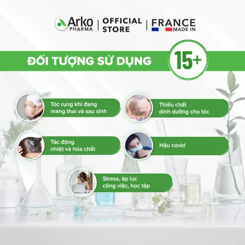 ✅[CHÍNH HÃNG] (MÃ: SP5NA0) ARKOPHARMA FORCAPIL FORTIFIANT - Hỗ trợ tóc chắc khỏe (phụ nữ có thai dùng được)
