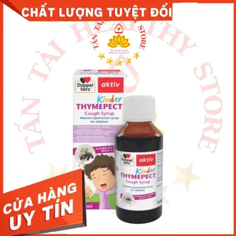 ✅[CHÍNH HÃNG] (MÃ: DP2SI5) Siro ho cho bé DOPPEL Kinder Thymepect Cough Syrup (Chai 100ml)