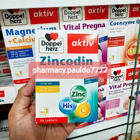 ✅[CHÍNH HÃNG] (MÃ: DP27N) Viên uống bổ sung kẽm DOPPEL Zincodin hỗ trợ tăng sức đề kháng (Hộp 30 viên)