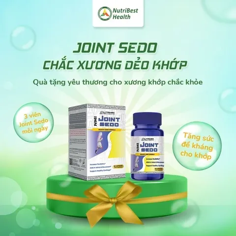 ✅[CHÍNH HÃNG] (MÃ: DP10EIK) Viên uống dưỡng khớp NUTRIMED NMI JOINT SEDO 90 viên