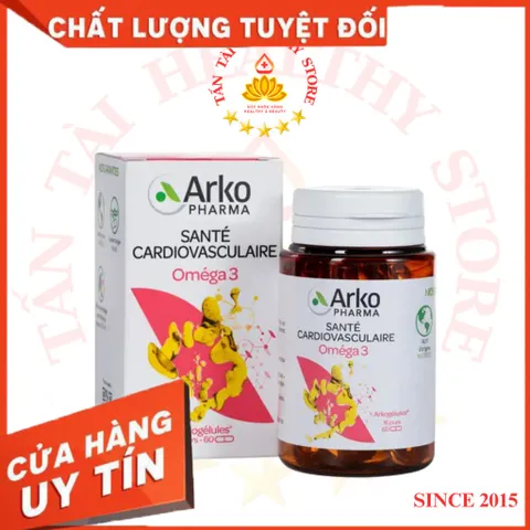 ✅[CHÍNH HÃNG] (MÃ: SP37SE739) TPBVSK ARKOPHARMA ARKOGELULES OMEGA 3 bổ sung omega 3- Hỗ trợ tăng cường sức khỏe tim mạch