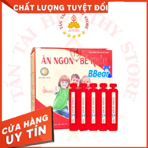✅[CHÍNH HÃNG] (MÃ: SPCH6) Siro ống nhựa ĂN NGON - BÉ KHỎE BBEAR 20 ống