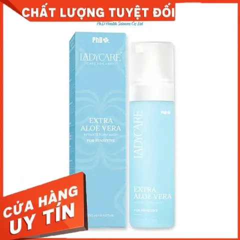 ✅[CHÍNH HÃNG] (MÃ: MP2K9) Bọt vệ sinh phụ khoa Ladycare Extra Aloe Vera 190ML cho mẹ bầu, nam, nữ tuổi dậy thì
