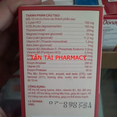 ✅[CHÍNH HÃNG] (MÃ: SPCH6) Siro ống nhựa ĂN NGON - BÉ KHỎE BBEAR 20 ống