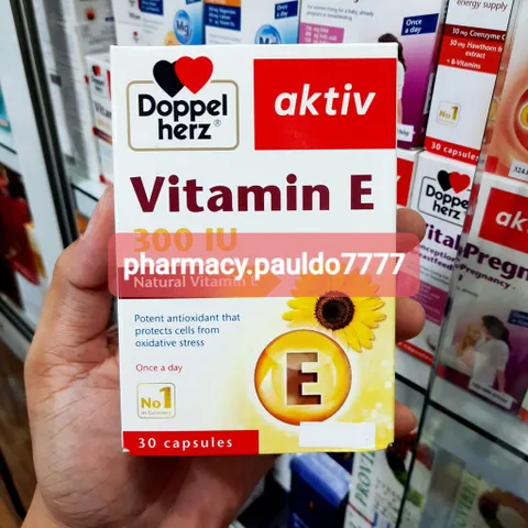 ✅[CHÍNH HÃNG] (MÃ: DP3FO9) Viên uống vitamin e DOPPEL Vitamin E hỗ trợ làm chậm quá trình lão hóa (Hộp 30 viên)