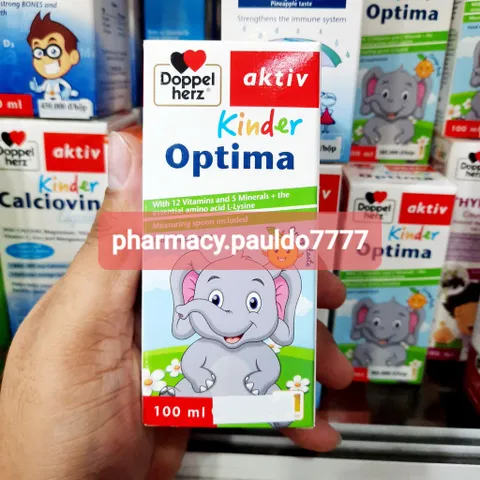 ✅[CHÍNH HÃNG] (MÃ: DP351) DOPPEL Kinder Optima Giúp Bé Ăn Ngon, Cải Thiện Tầm Vóc (Chai 100ml)