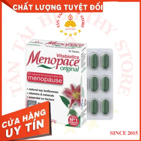 ✅[CHÍNH HÃNG] (MÃ: SP345) Menopace H/30v VITABIOTICS Hỗ trợ cân bằng nội tiết cho phụ nữ tiền & mãn kinh