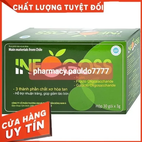 ✅[CHÍNH HÃNG] (MÃ: SP170) Bột uống hòa tan cung cấp chất xơ giúp giảm táo bón Infogoss IAP (30 gói)
