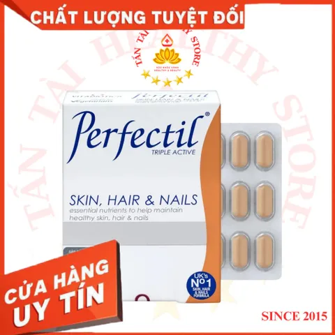 ✅[CHÍNH HÃNG] (MÃ: SP55) Perfectil H/30V VITABIOTICS Nuôi dưỡng và làm đẹp da, móng, tóc