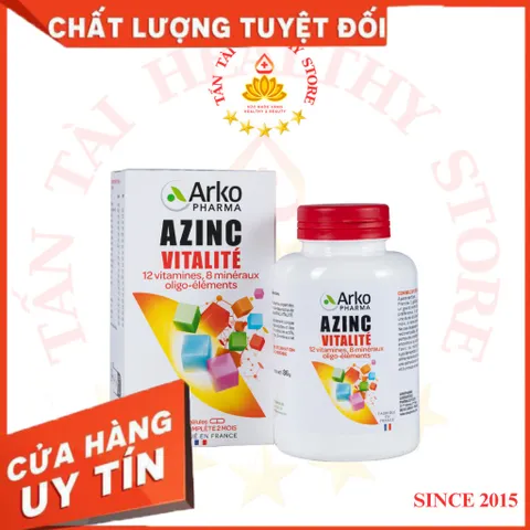 ✅[CHÍNH HÃNG] (MÃ: SP67) Azinc Vitalite H/120V ARKOPHARMA Bổ Sung Vitamin và Khoáng chất cho thanh thiếu niên