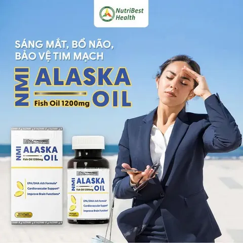 ✅[CHÍNH HÃNG] (MÃ: DP75) Thực phẩm bảo vệ sức khỏe NMI - ALASKA OIL