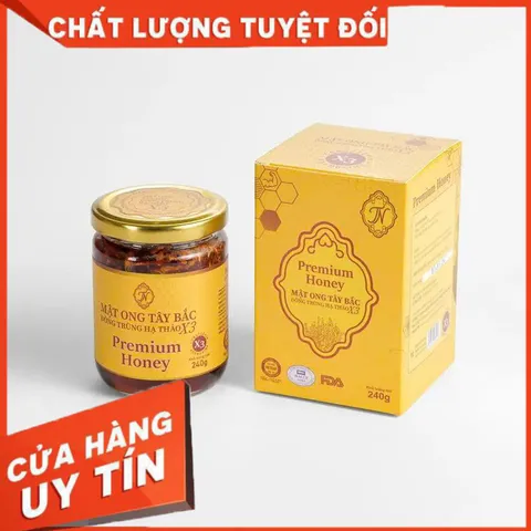 ✅[CHÍNH HÃNG] (MÃ: DP385) Mật ong Tây Bắc đông trùng hạ thảo X3